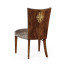 Biedermeier Style Dining Side Chair with Fine Mop & Marquetry Inlay