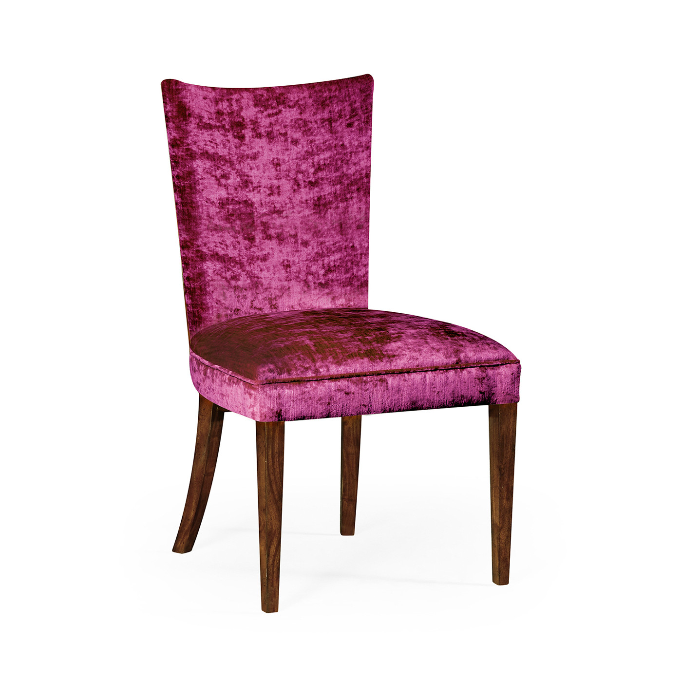 Biedermeier Style Dining Side Chair with Fine Mop & Marquetry Inlay