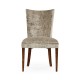 Biedermeier Style Dining Side Chair with Fine Mop & Marquetry Inlay