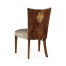 Biedermeier Style Dining Side Chair with Fine Mop & Marquetry Inlay