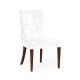 Biedermeier Style Dining Side Chair with Fine Mop & Marquetry Inlay