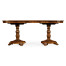 Mahogany pedestal dining table
