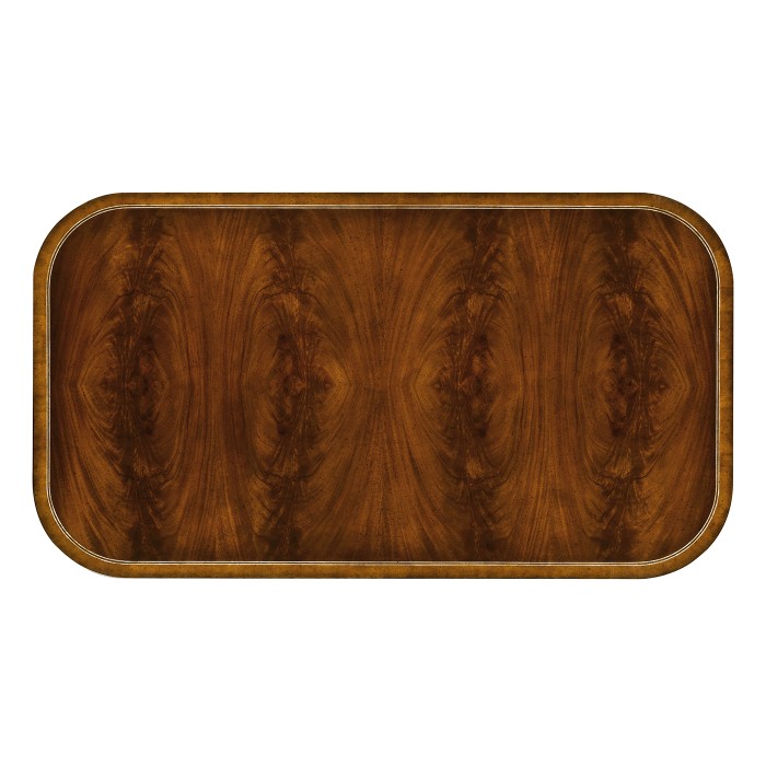 Mahogany Pedestal Dining Table 71