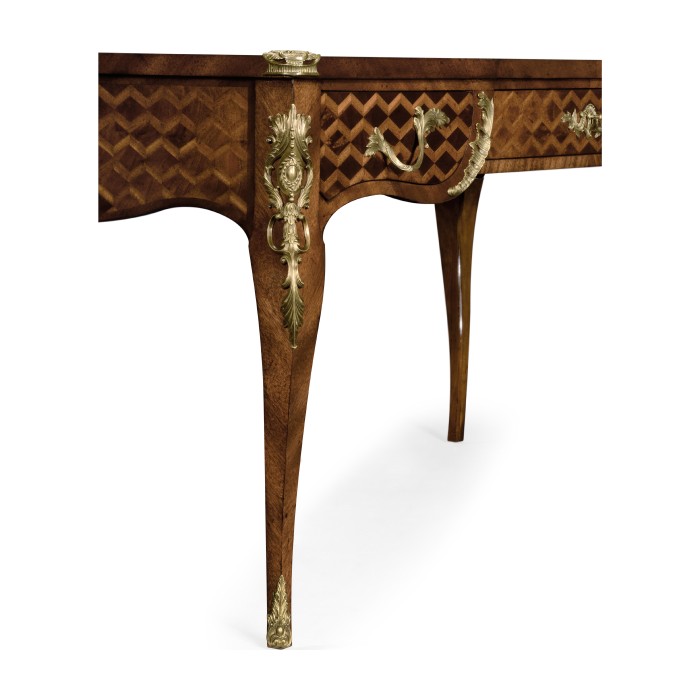 Mahogany bureau with fine MOP & marquetry inlay