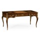 Mahogany bureau with fine MOP & marquetry inlay