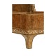 Louis XV Style Burl Walnut & Mother Of Pearl UK Queen Bed