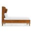 Louis XV Style Burl Walnut & Mother Of Pearl US Queen Bed