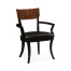Art Deco High Lustre Rosewood Dining Arm Chair