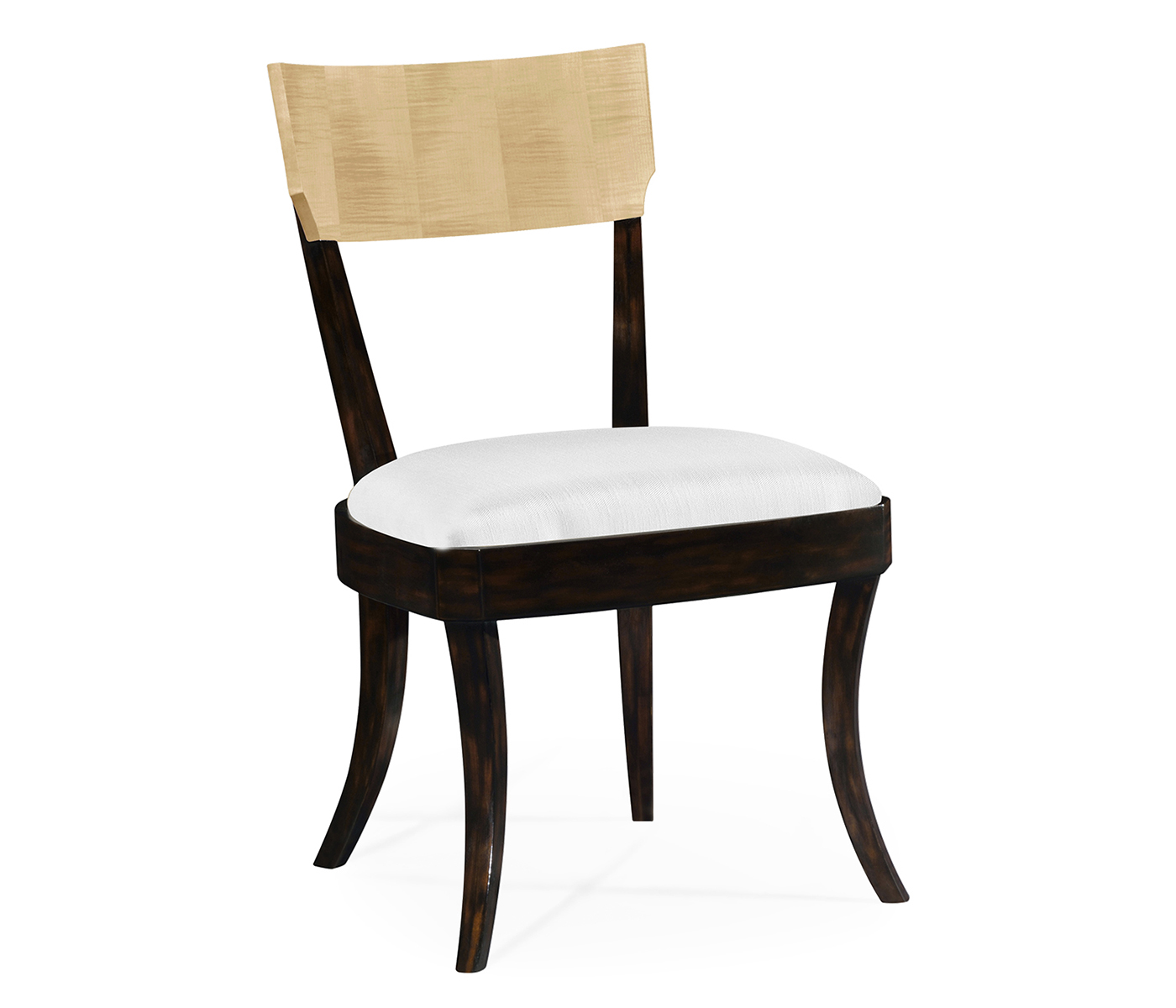 Art Deco Champagne Dining Side Chair