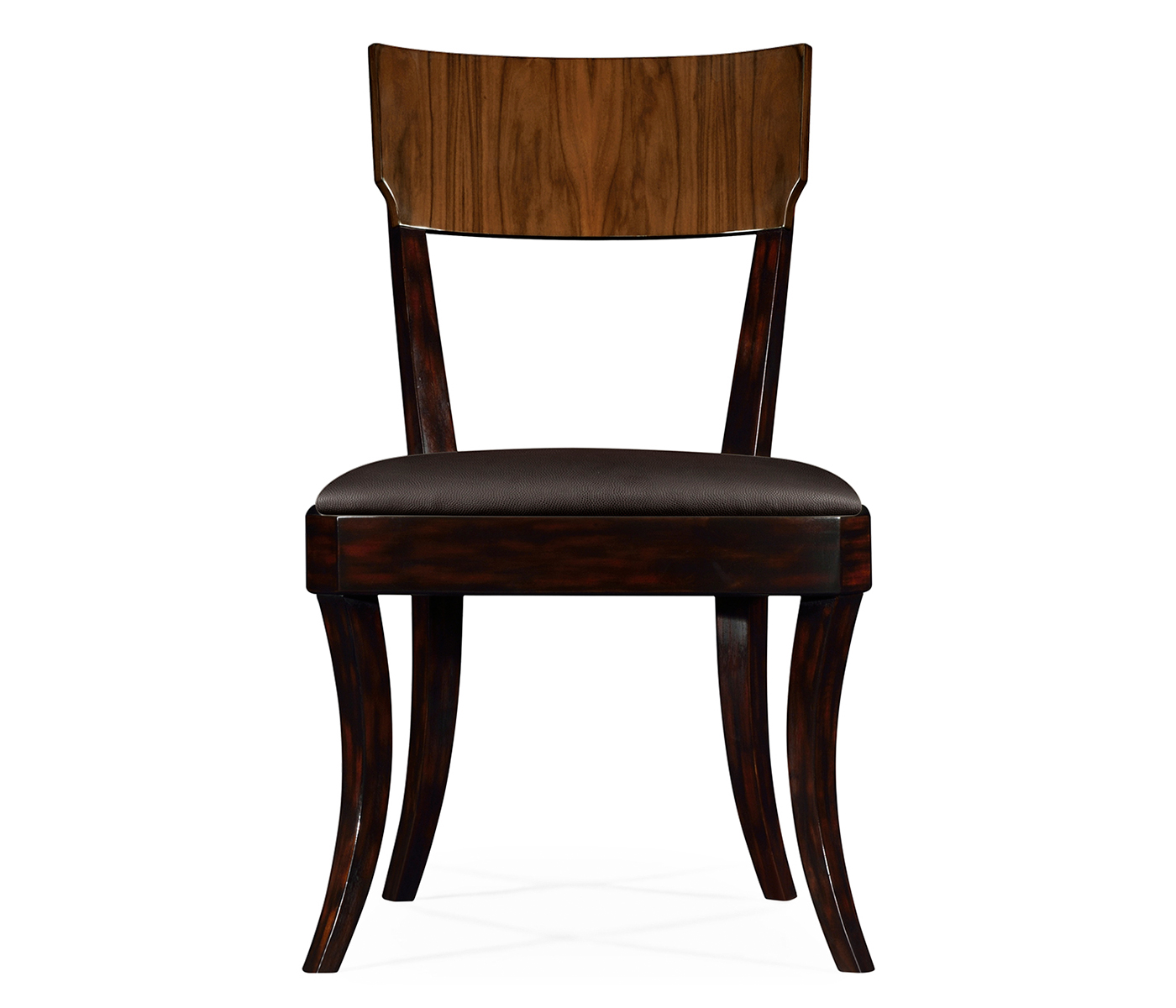 Art Deco High Lustre Rosewood Dining Side Chair