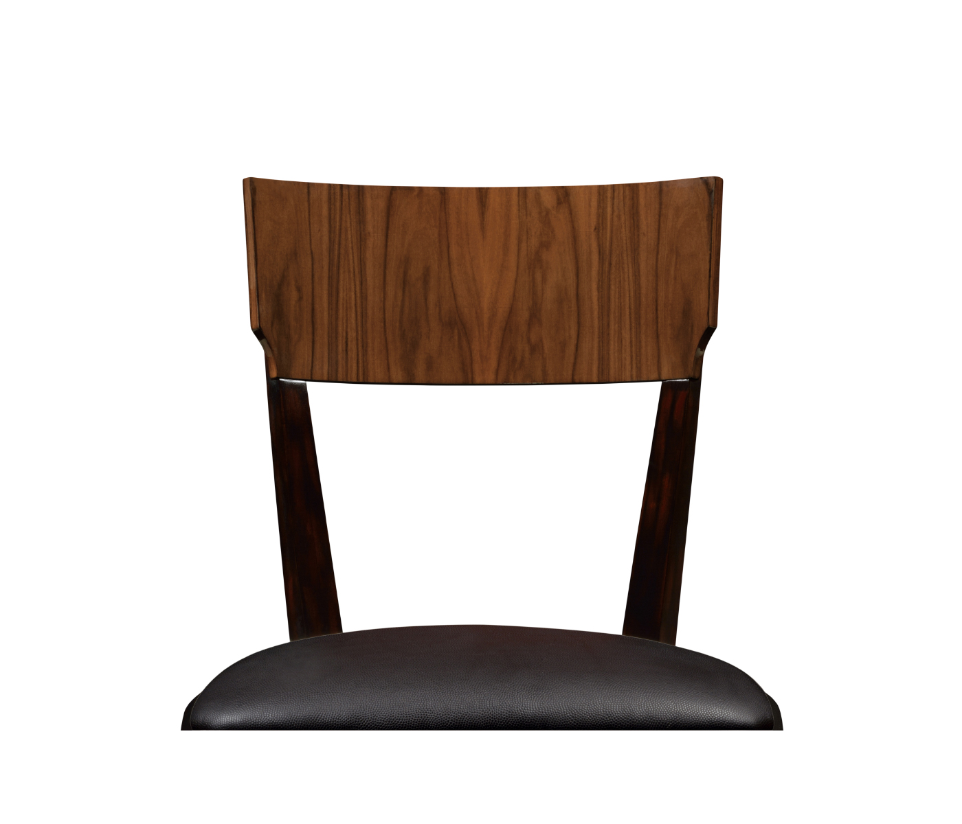 Art Deco High Lustre Rosewood Dining Side Chair