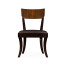 Art Deco Satin Rosewood Dining Side Chair