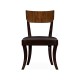 Art Deco Satin Rosewood Dining Side Chair