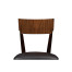 Art Deco Satin Rosewood Dining Side Chair