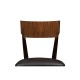 Art Deco Satin Rosewood Dining Side Chair
