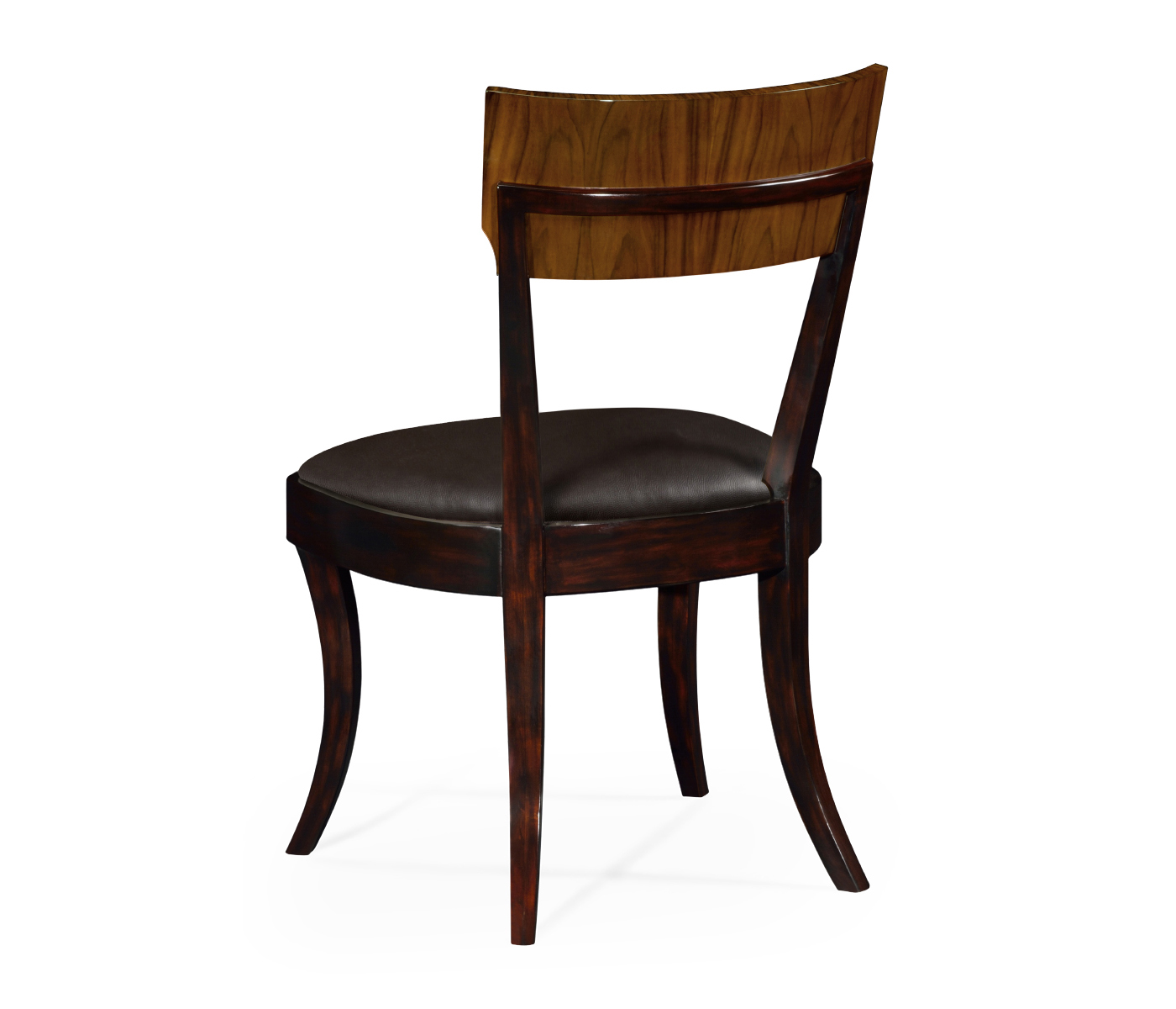 Art Deco Satin Rosewood Dining Side Chair