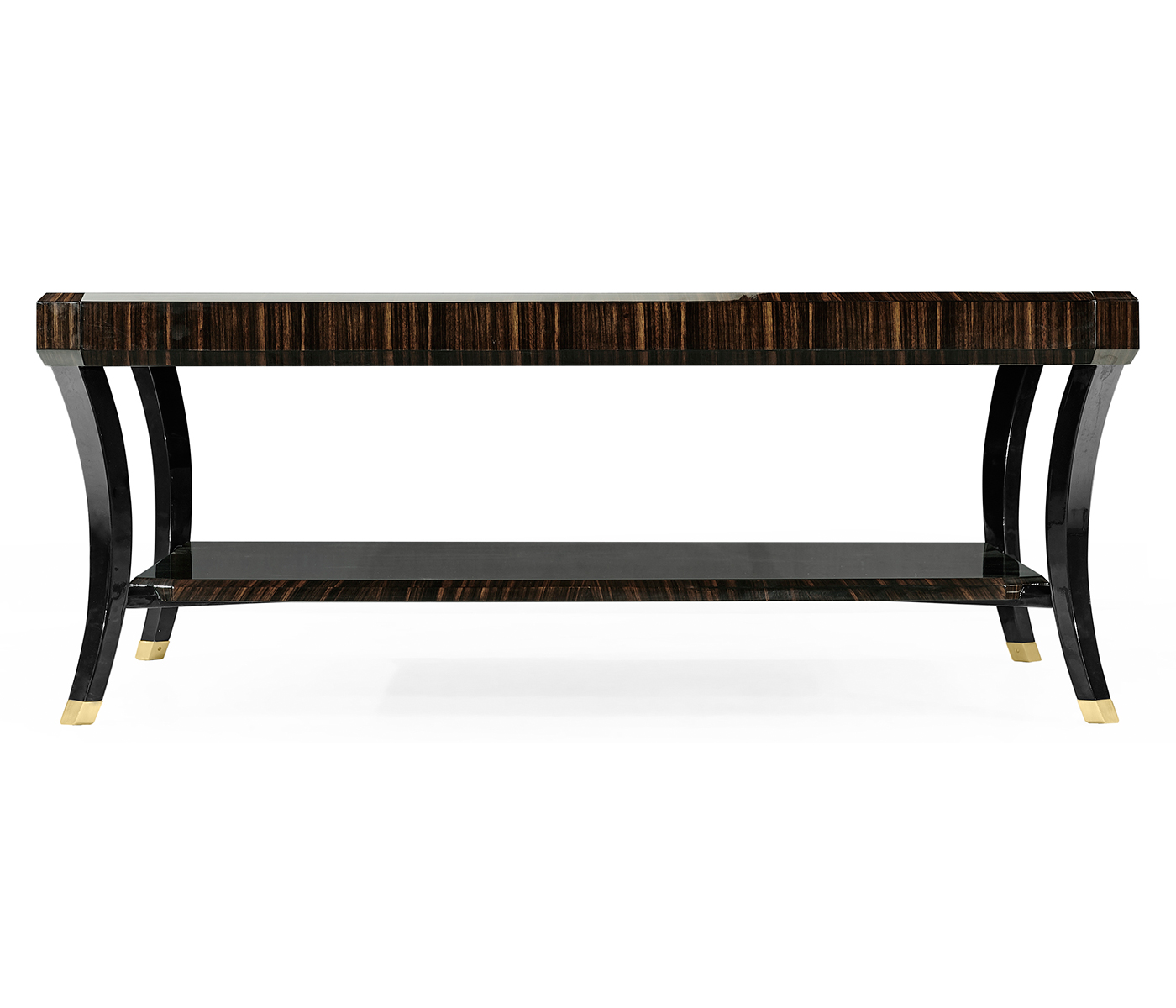 Square Art Deco Macassar Ebony High Lustre Coffee Table