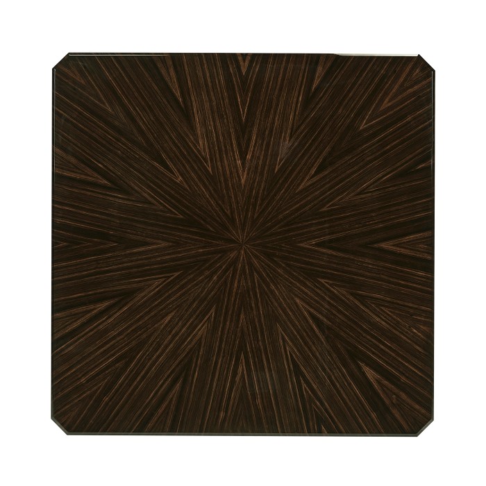 Square Art Deco Macassar Ebony High Lustre Coffee Table