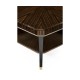 Square Art Deco Macassar Ebony High Lustre Coffee Table