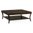 Square Art Deco Macassar Ebony High Lustre Coffee Table