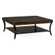 Square Art Deco Macassar Ebony High Lustre Coffee Table