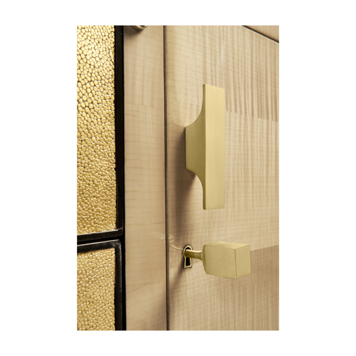 Art Deco High Lustre Champagne TV Entertaiment