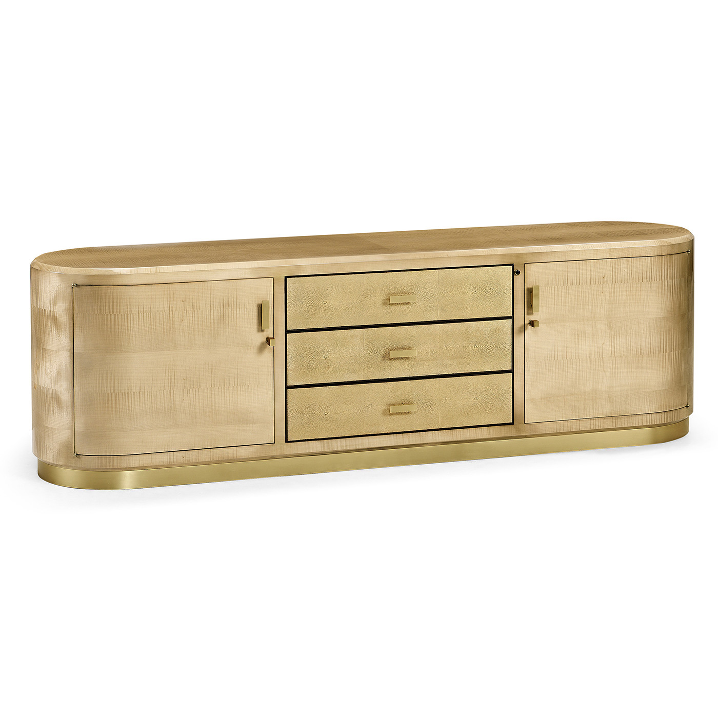 Art Deco High Lustre Champagne TV Entertaiment