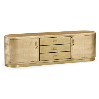 Art Deco High Lustre Champagne TV Entertaiment