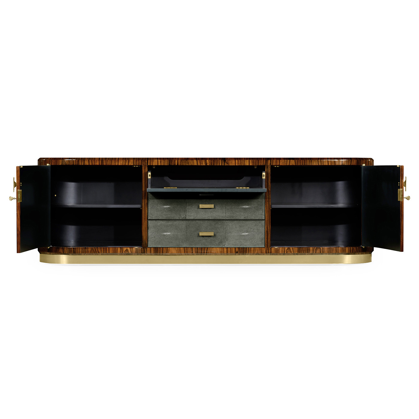 Art Deco High Lustre Rosewood TV Entertaiment