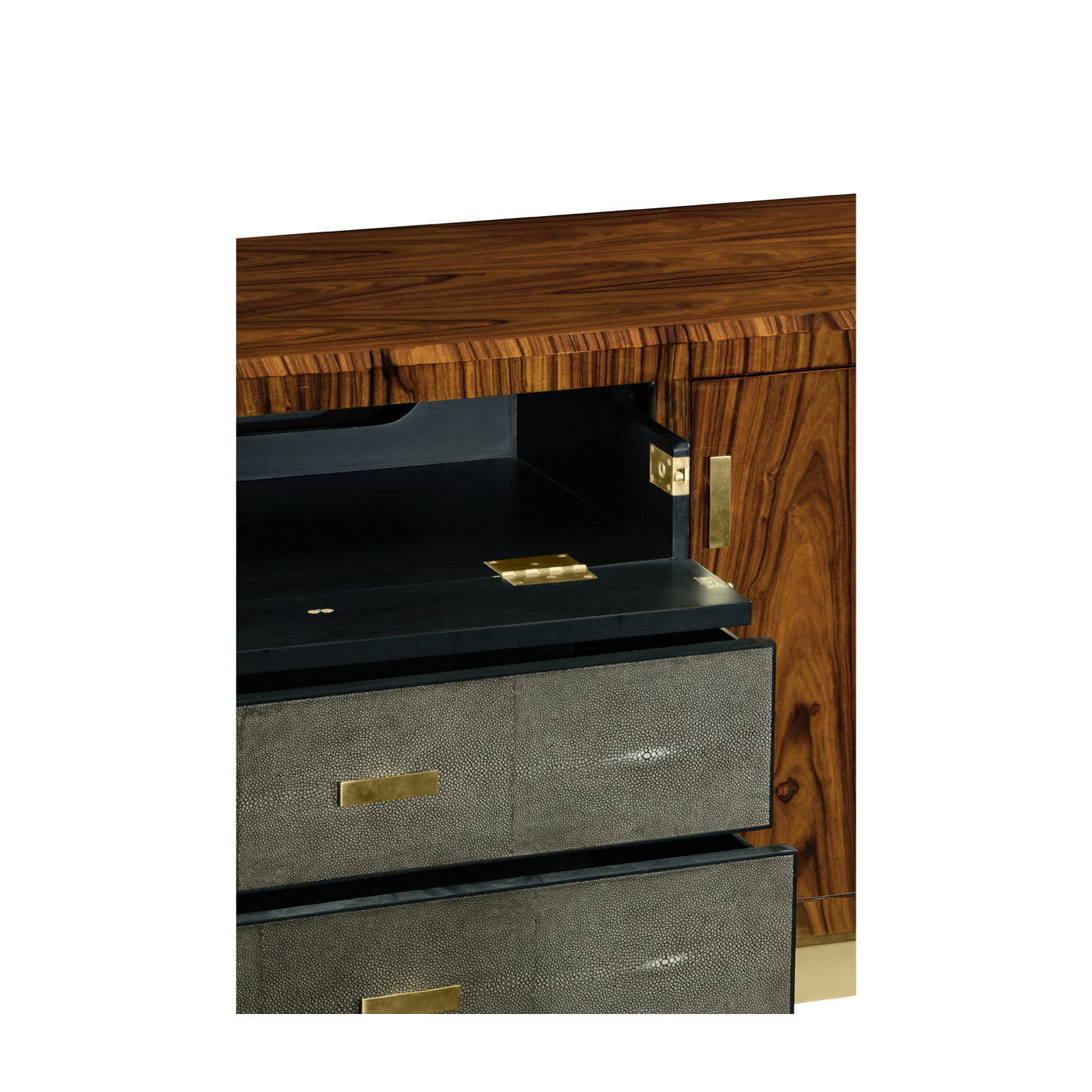 Art Deco High Lustre Rosewood TV Entertaiment