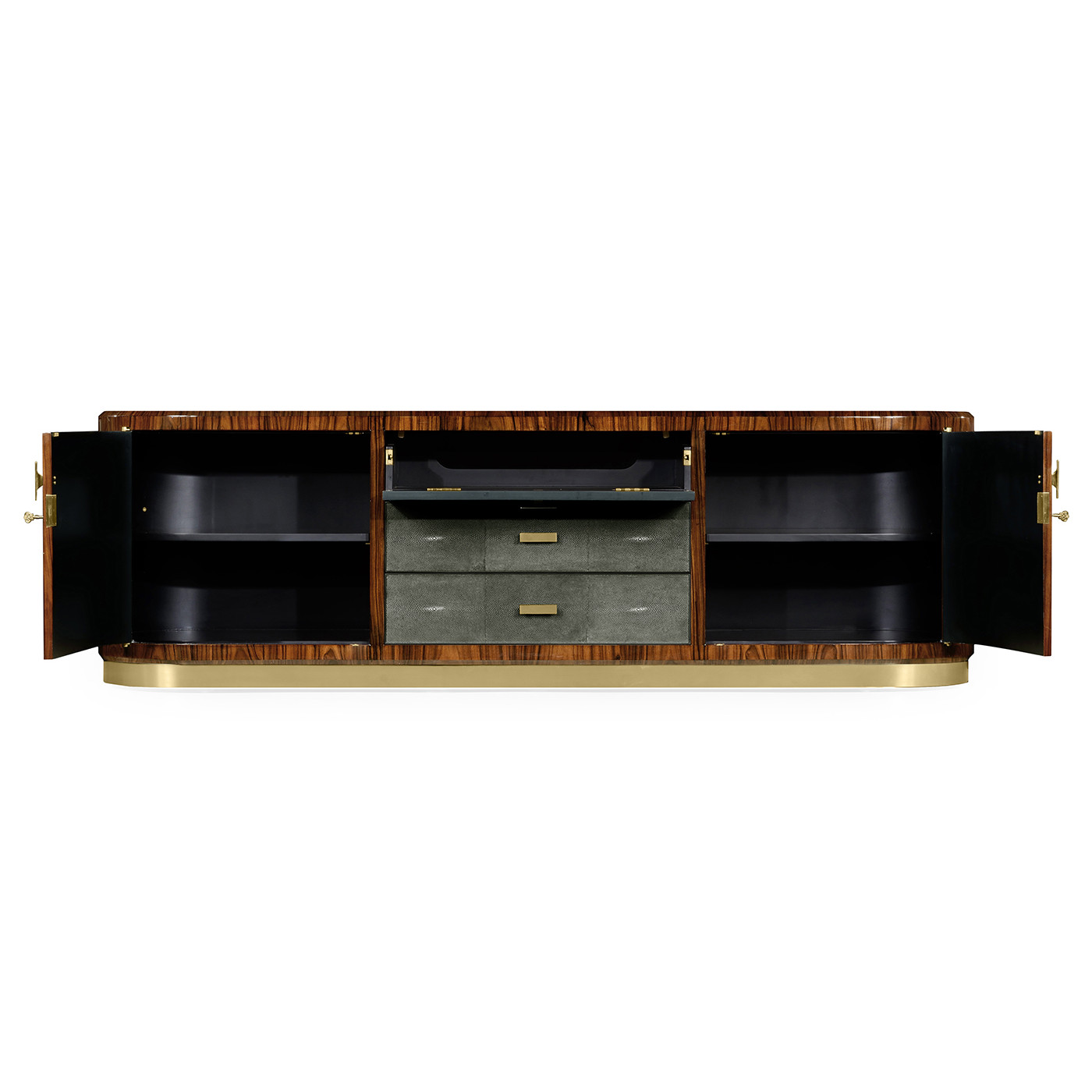 Art Deco Satin Rosewood TV Entertaiment