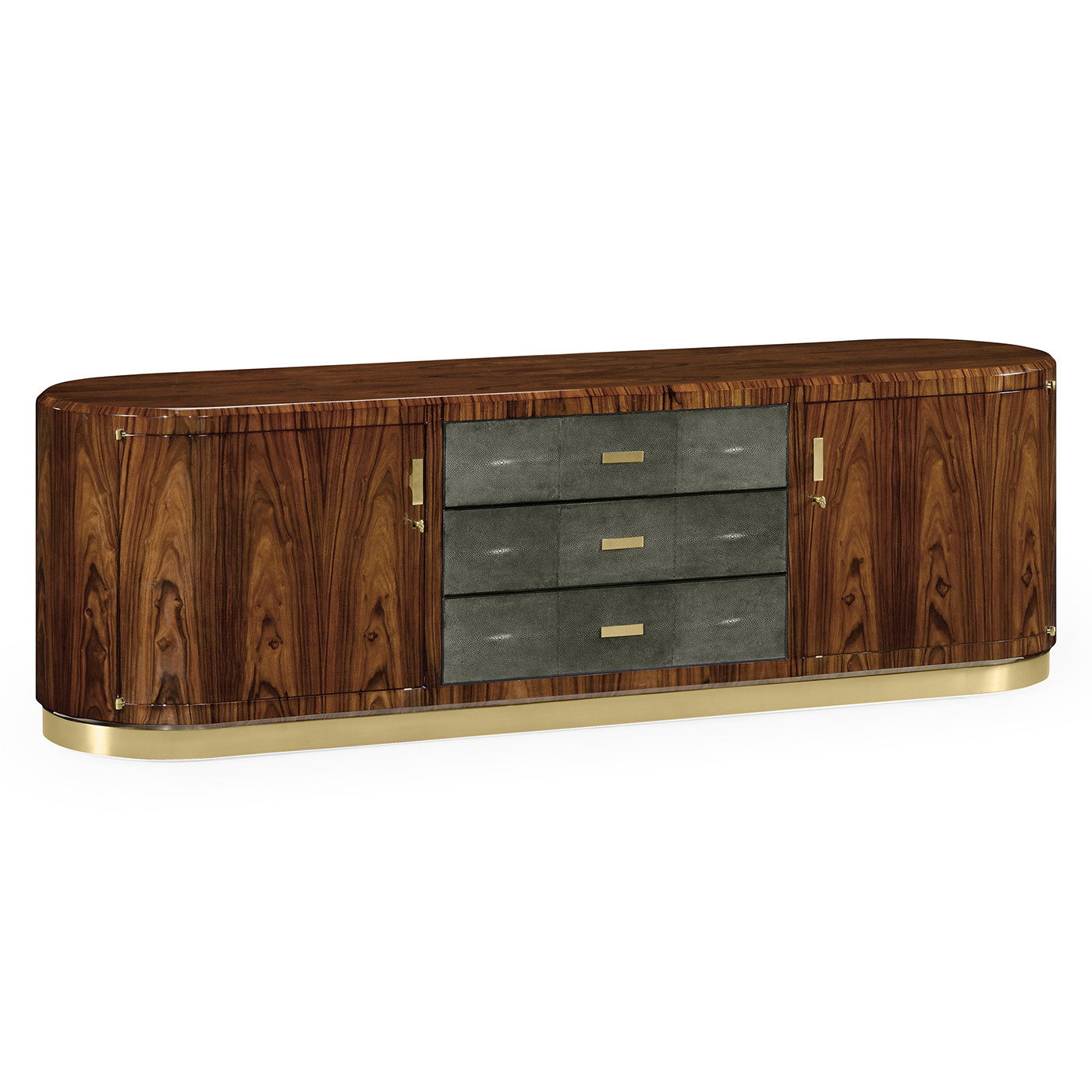 Art Deco Satin Rosewood TV Entertaiment