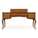 Burl and mother of pearl inlaid desk