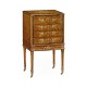 Burl & Mother of Pearl Collectors Cabinet