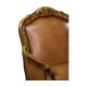 Burl & Mother of Pearl Inlaid Arm Chair