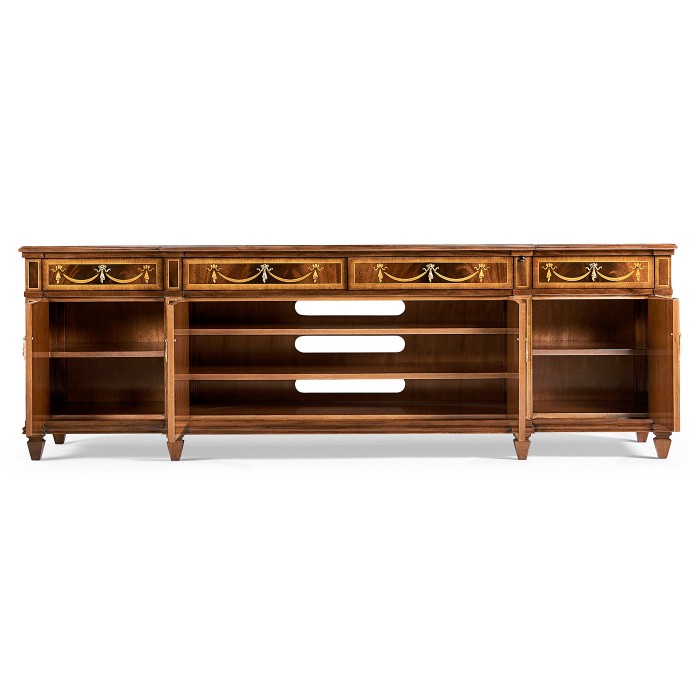 Low Mahogany & Mother of Pearl Entertainment Unit