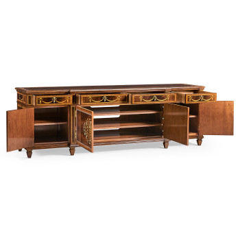 Low Mahogany & Mother of Pearl Entertainment Unit