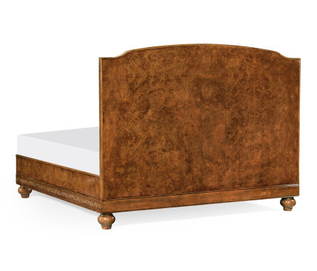 Burl and Mother of Pearl US King Bed