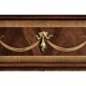 Tall Mahogany & Mother of Pearl Bookcase on Chest