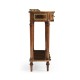 Mahogany console table with mother of pearl & marquetry