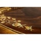 Mahogany console table with mother of pearl & marquetry