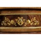 Mahogany console table with mother of pearl & marquetry