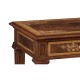 Mahogany side table with mother of pearl & marquetry