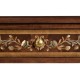 Mahogany side table with mother of pearl & marquetry