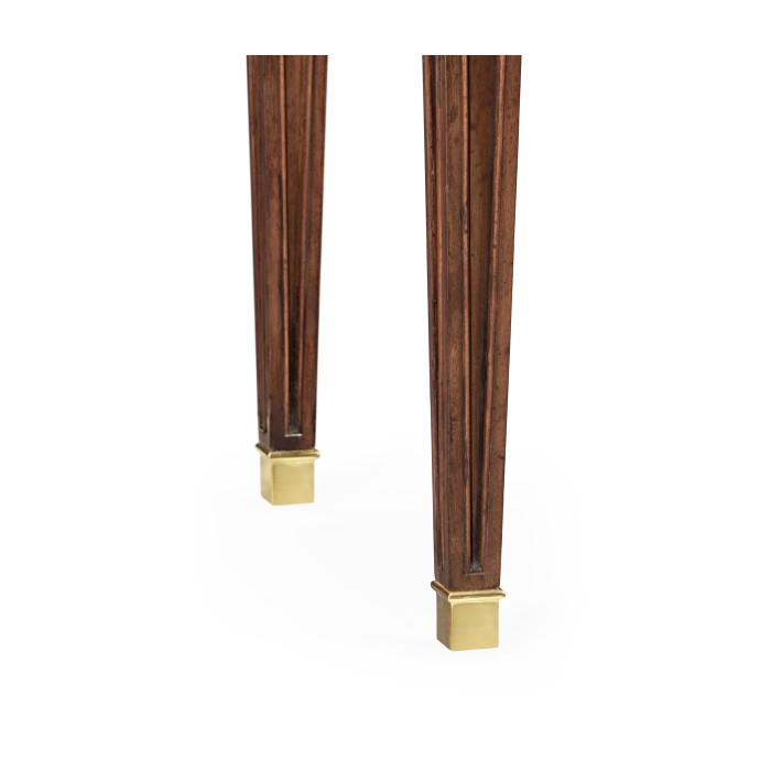 Mahogany side table with mother of pearl & marquetry
