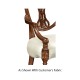 Sheraton Dining Arm Chair with Shield Back in Mahogany High Gloss