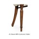 Sheraton Dining Arm Chair with Shield Back in Mahogany High Gloss