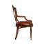 Sheraton Dining Arm Chair with Shield Back in Mahogany High Gloss
