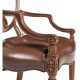 Sheraton Dining Arm Chair with Shield Back in Mahogany High Gloss