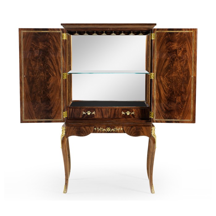 Mahogany & Mother of Pearl Drinks Cabinet